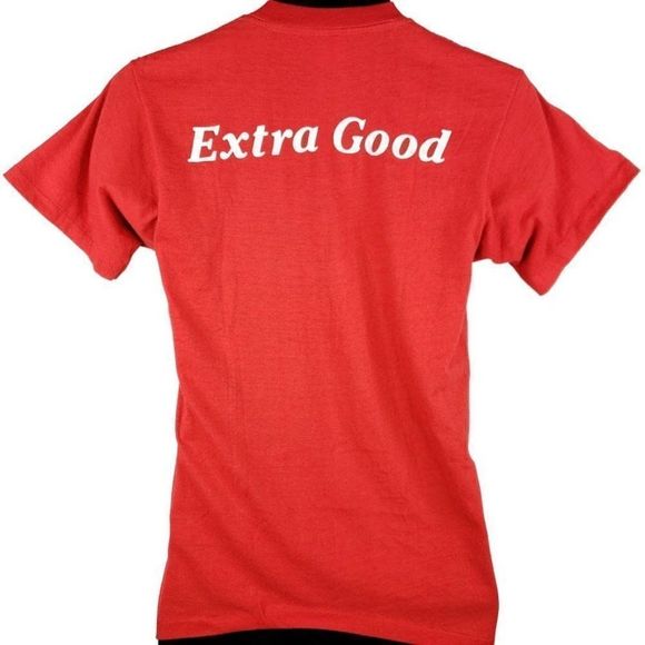 Calvert Extra Coca Cola T Shirt Vintage 80s American Whiskey And Coke 50/50 - Picture 4 of 7